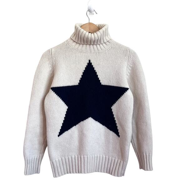 Vintage Y2K Tommy Hilfiger Star Womens Sweater Size M Fisherman Nautical Coastal - Picture 1 of 7